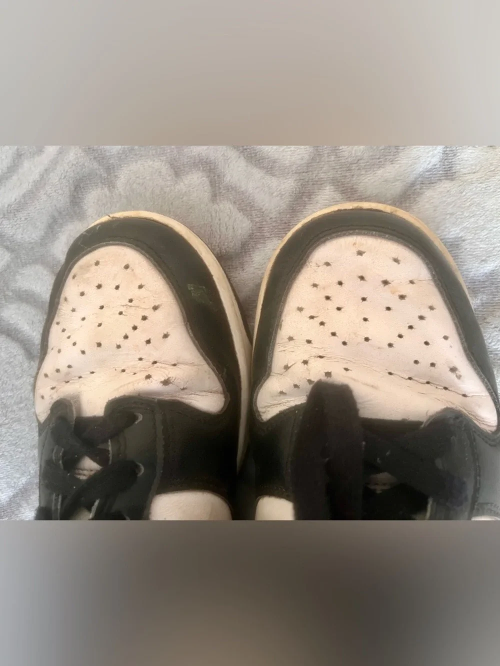 Nike Dunk High Black White Panda Sneakers Womens Size 8